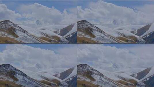 青藏高原西藏雪山延时 雪山高清在线视频素材下载