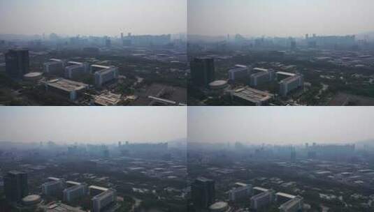 雾霾下的深圳高清在线视频素材下载