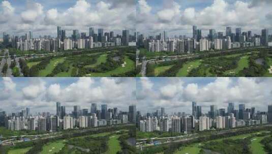 绿色城市，深圳风光高清在线视频素材下载