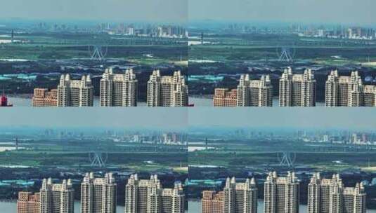 哈尔滨城市航拍高清在线视频素材下载