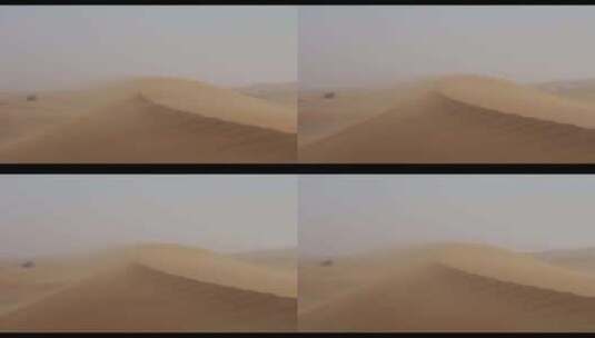 风吹过沙漠沙丘高清在线视频素材下载