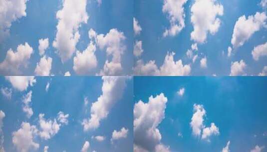 8K天幕蓝天白云高清在线视频素材下载