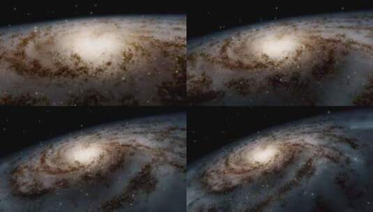 银河系宇宙星系太空科幻动画高清在线视频素材下载
