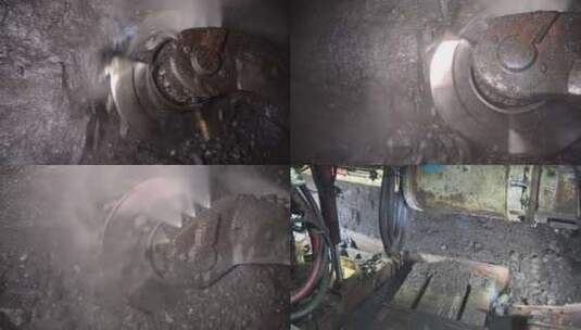 煤矿挖煤高清在线视频素材下载
