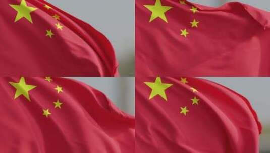 中国国旗高清在线视频素材下载