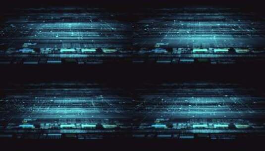 数据矩阵显示、动态信息网络仿真05高清在线视频素材下载
