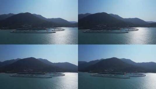 旅游度假海景观光深圳浪骑游艇会E高清在线视频素材下载