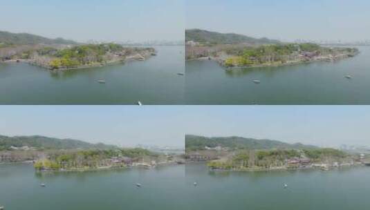 杭州西湖孤山高清在线视频素材下载