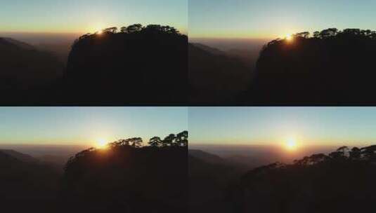日出 云海 山顶日出 群山环绕 太阳高清在线视频素材下载