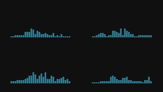 音频音波跳动动画素材高清在线视频素材下载