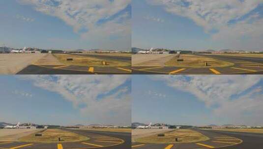 福建厦门高崎国际机场降落的航空公司航班高清在线视频素材下载