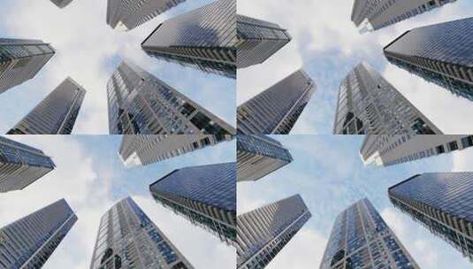 城市 城市建筑 建筑 楼房高清在线视频素材下载
