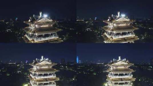 城市夜景 繁华 灯光秀高清在线视频素材下载