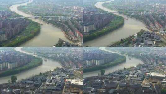 原创拍摄新市古镇千年古镇水乡京杭大运河高清在线视频素材下载