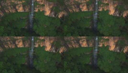 贵州山村不知名野瀑布高清在线视频素材下载