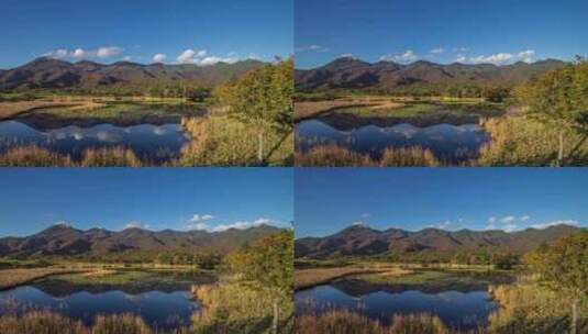 高山湖泊景观高清在线视频素材下载