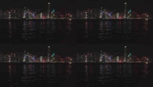 香港CBD城市维多利亚港海边实拍8K高清在线视频素材下载