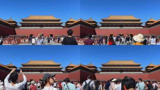 故宫 故宫博物院高清在线视频素材下载
