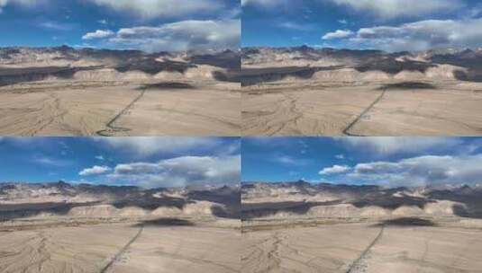 帕米尔高原盘龙古道山脉公路航拍高清在线视频素材下载