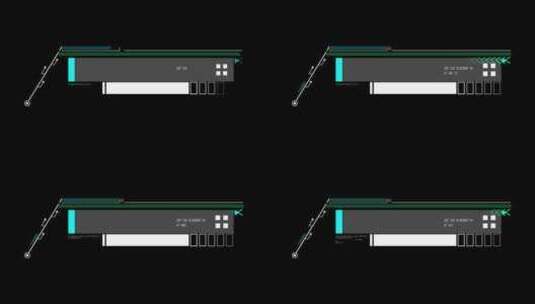 科技感文字字幕条指示线背景未来智能炫酷高清在线视频素材下载