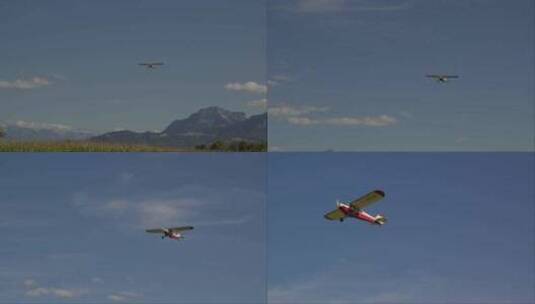 各种角度飞机起飞降落高清在线视频素材下载
