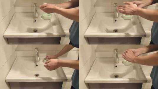 洗手，清洁，卫生高清在线视频素材下载