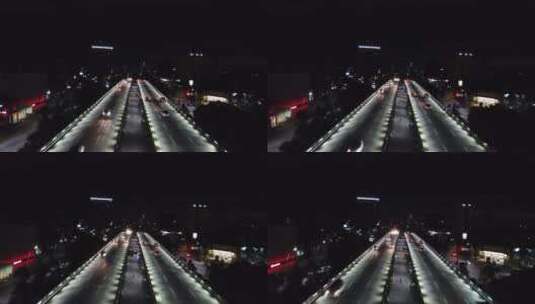 有交通的悬索桥高清在线视频素材下载