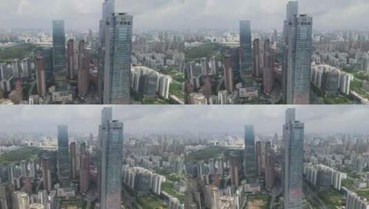 航拍广西南宁城市建设高清在线视频素材下载