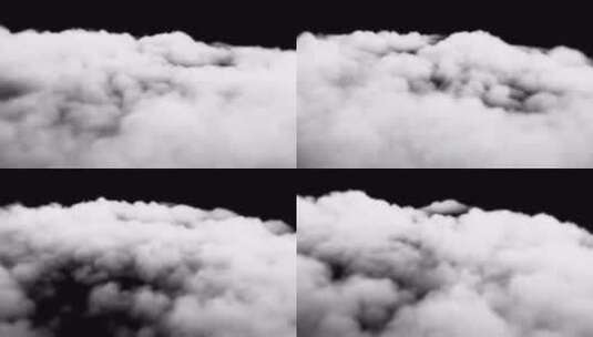 【Alpha通道】环境云雾气白云延时动画高清在线视频素材下载