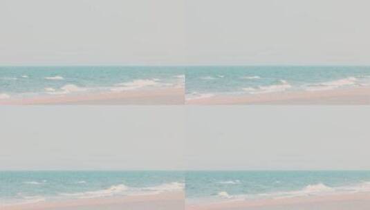 8k实拍夏日的海边沙滩唯美空镜高清在线视频素材下载