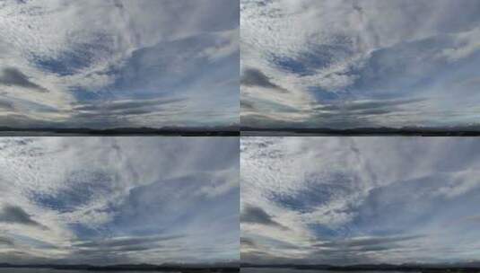 天空中美丽的云景观高清在线视频素材下载