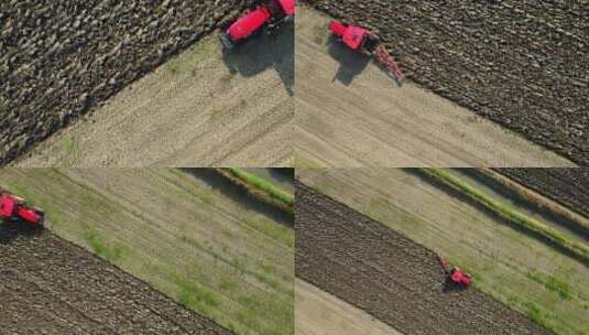 农田耕地俯拍4K高清在线视频素材下载