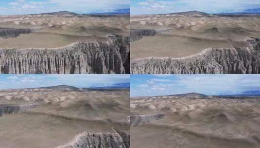 航拍新疆安集海大峡谷自然风光高清在线视频素材下载