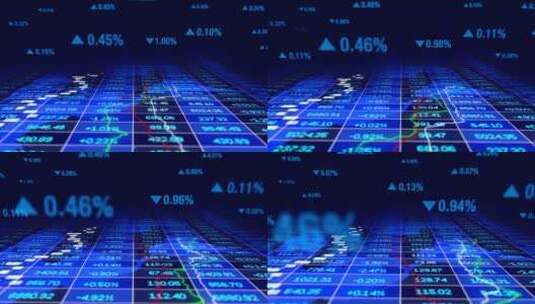 财经股票数据高清在线视频素材下载