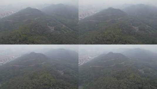 清晨雾气中的山林高清在线视频素材下载