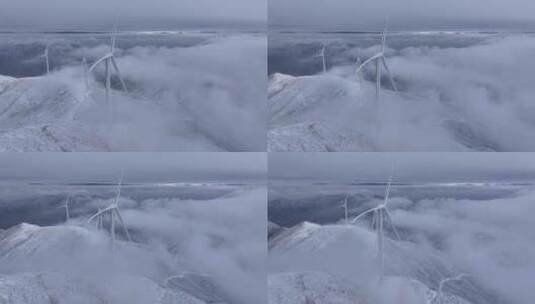 中国湖南省永州市蓝山县云冰山旅游景区高清在线视频素材下载