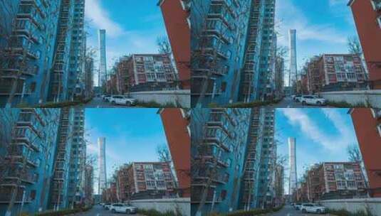 北京CBD中国樽大厦延时高清在线视频素材下载