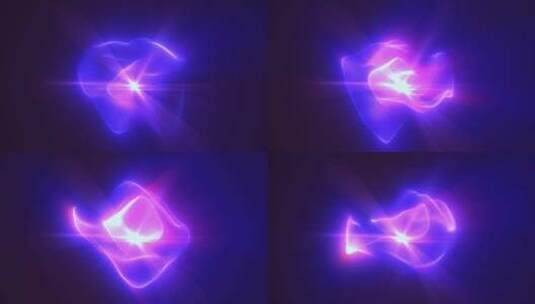 紫色能量魔球圆形高科技数码高清在线视频素材下载