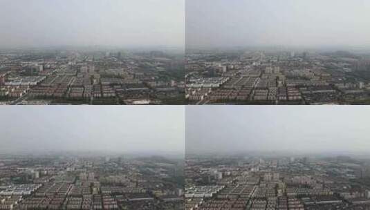 空中中国城，郊区高清在线视频素材下载