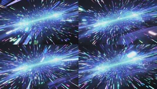 科技感光线粒子特效高清在线视频素材下载