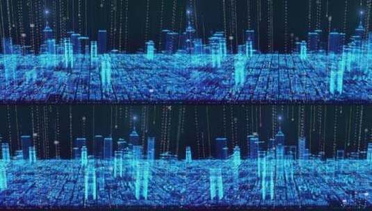 粒子城市 5高清在线视频素材下载