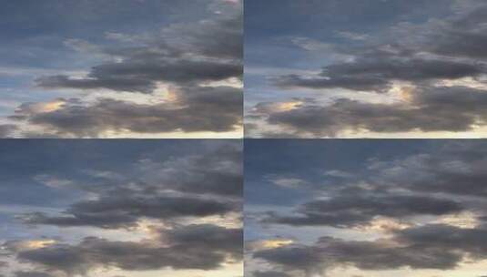 黄昏 天空云景延时竖屏高清在线视频素材下载