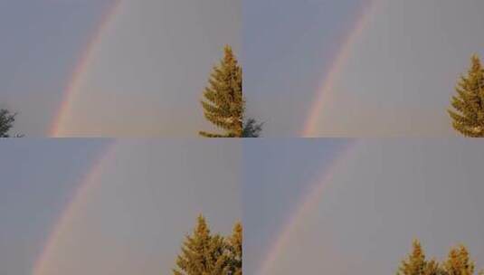 天空中的彩虹高清在线视频素材下载