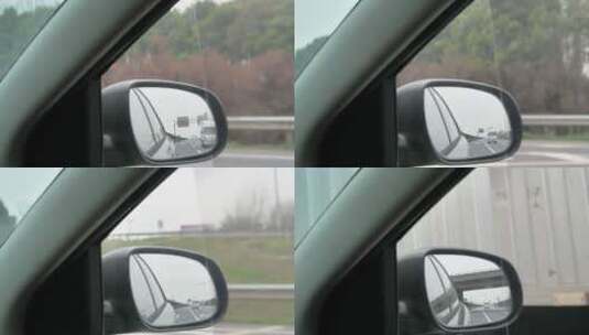 车辆行驶道路高速公路交通驾驶员主观角度高清在线视频素材下载