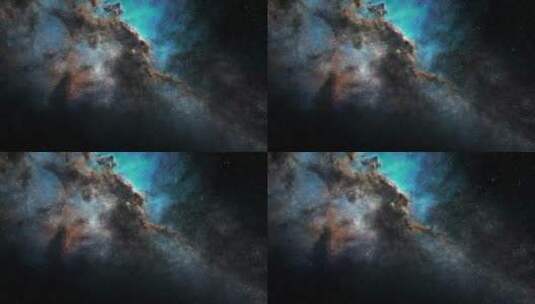 令人印象深刻的太空星云高清在线视频素材下载