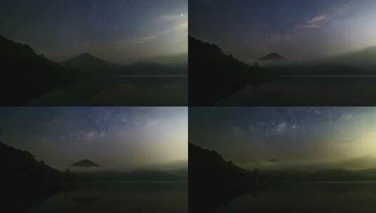 远山的星空高清在线视频素材下载