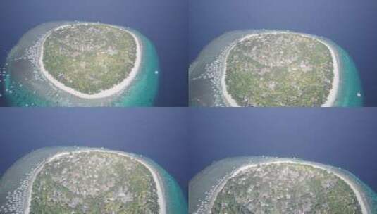 航拍薄荷岛巴里卡萨 BALICASAG海岛上空高清在线视频素材下载