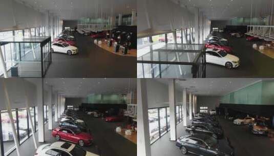 奔驰4s店内景高清在线视频素材下载