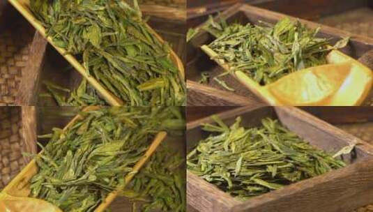 视频合集中式茶叶扁茶三农产品高清在线视频素材下载