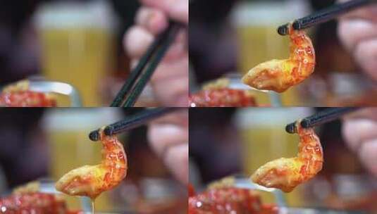 美食小龙虾宣传片高清在线视频素材下载